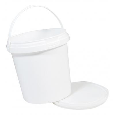 Кръгла пластмасова кофа - 1,1л / 1кг